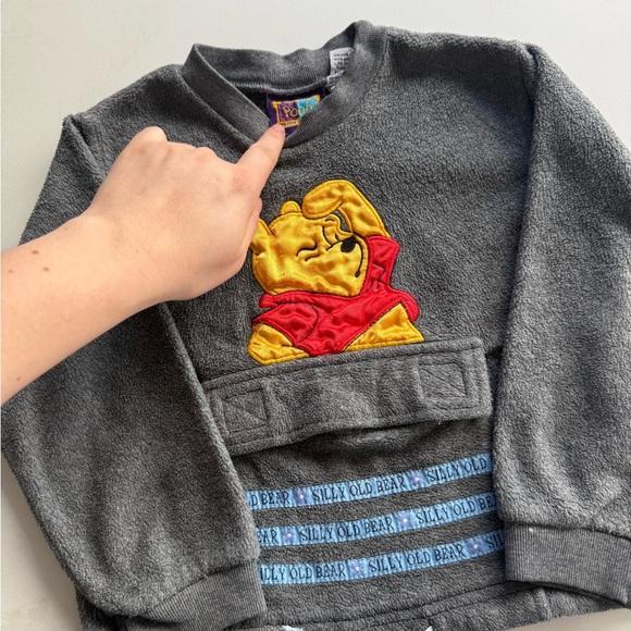 Disney Winnie the Pooh Gray Sweatshirt - Picture 3 of 5